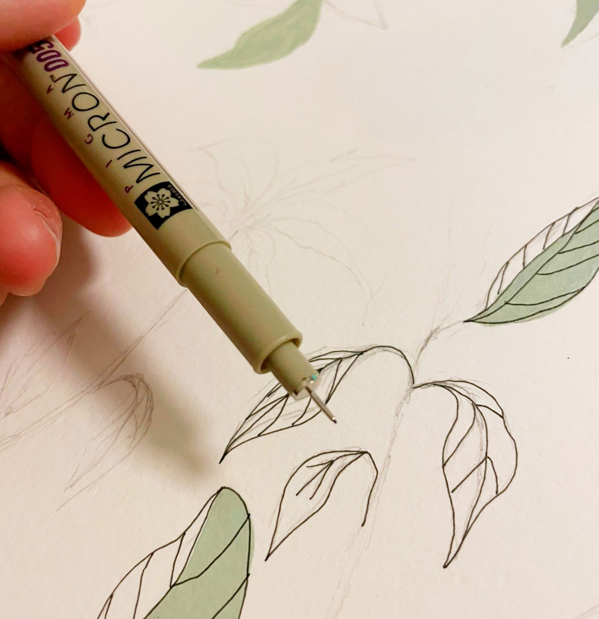 Diseños pintados a mano